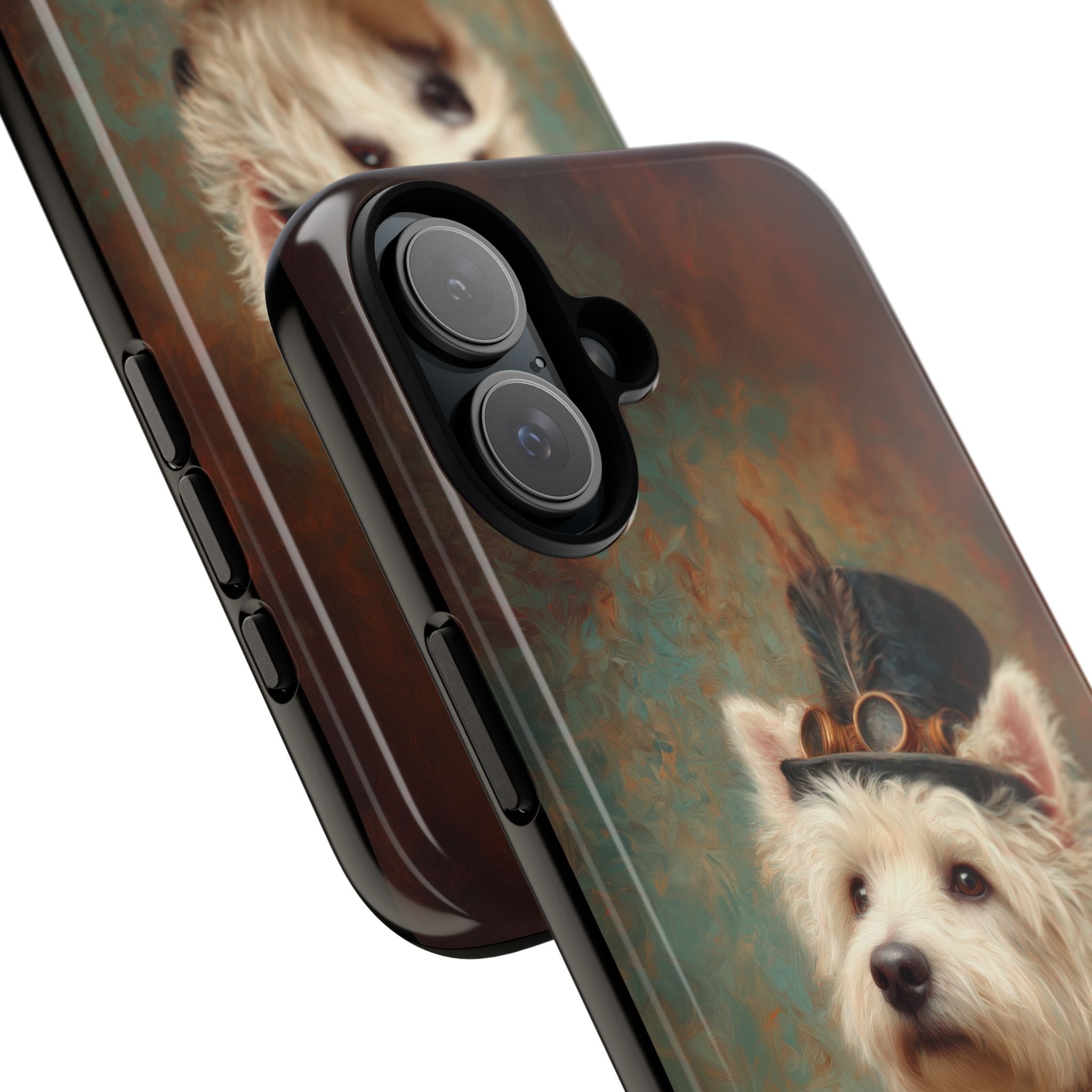 Steampunk Westie Phone Case