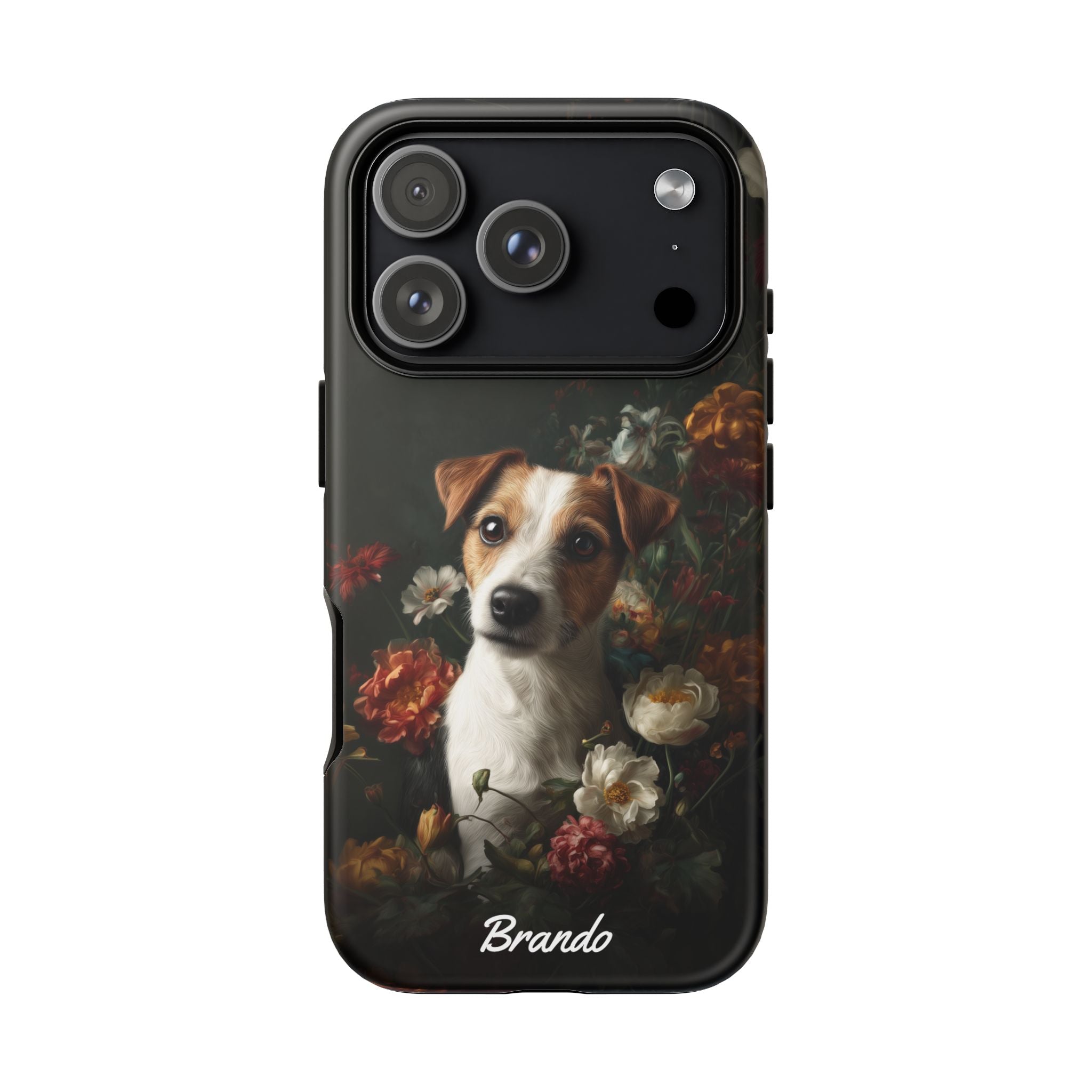 Botanical Jack Russell Terrier Phone Case