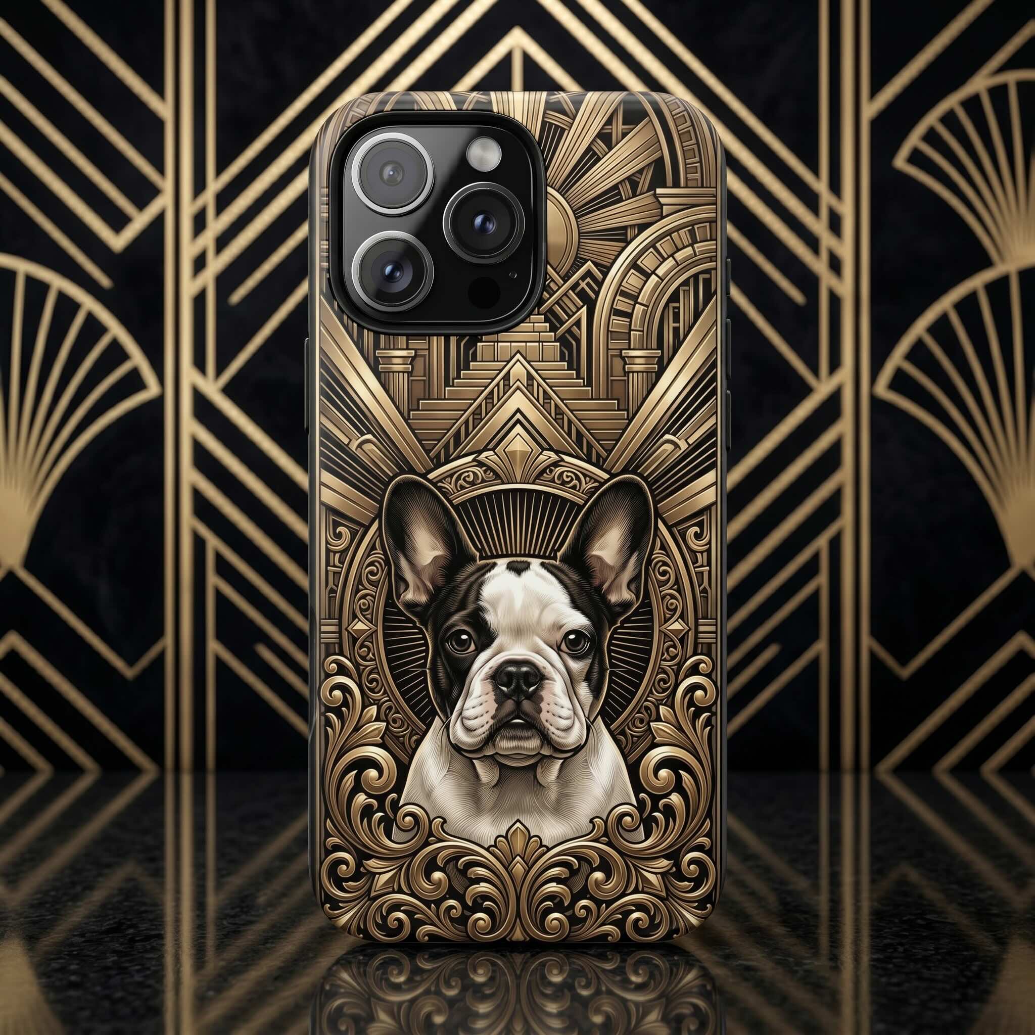 Art Deco Custom Dog Phone Case