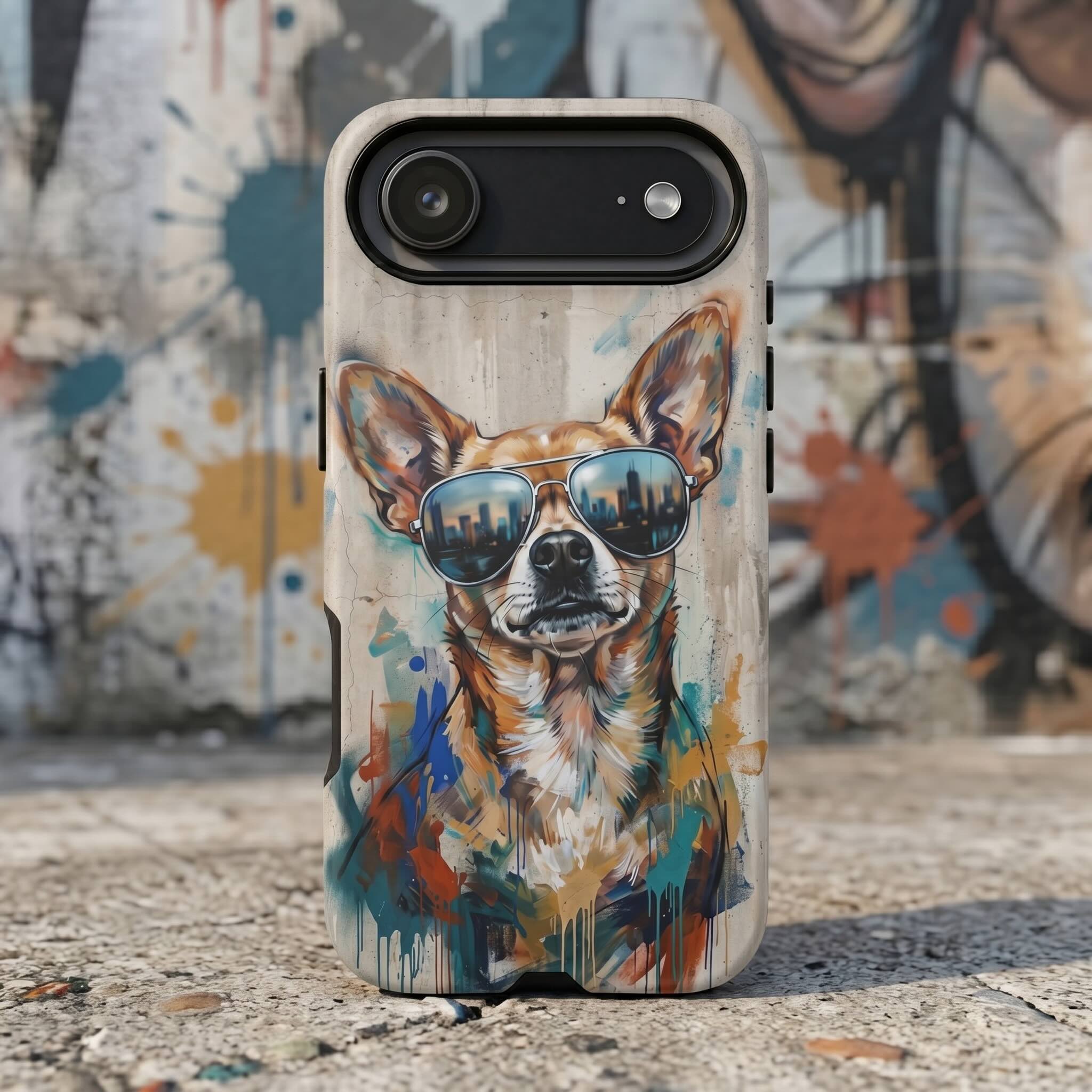 Street Art Custom Dog Phone Case