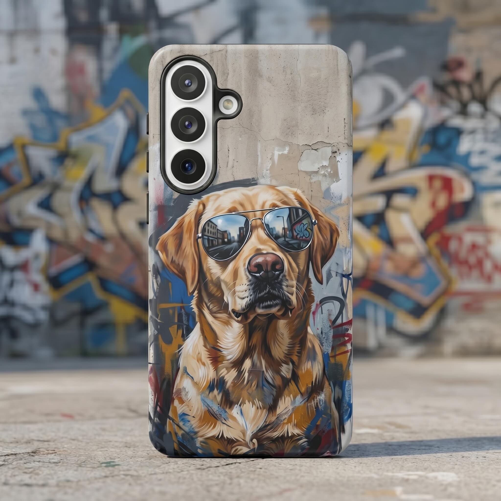Street Art Custom Dog Phone Case
