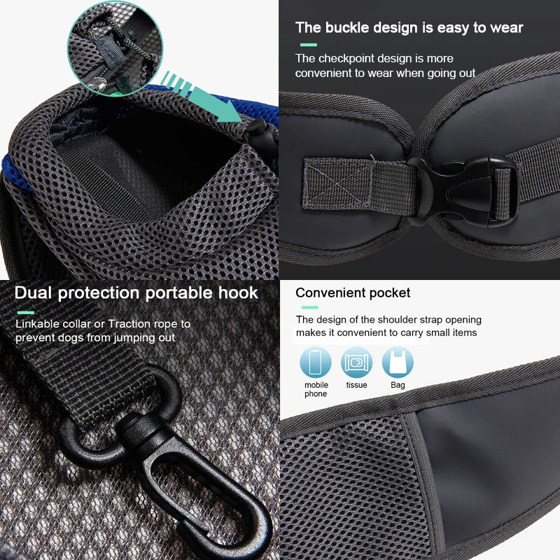 Comfy Pet Travel Sling Backpack
