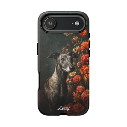 Botanical Greyhound Phone Case