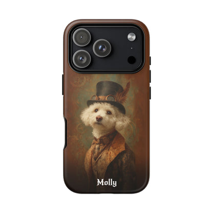 Steampunk Bichon Frise Phone Case