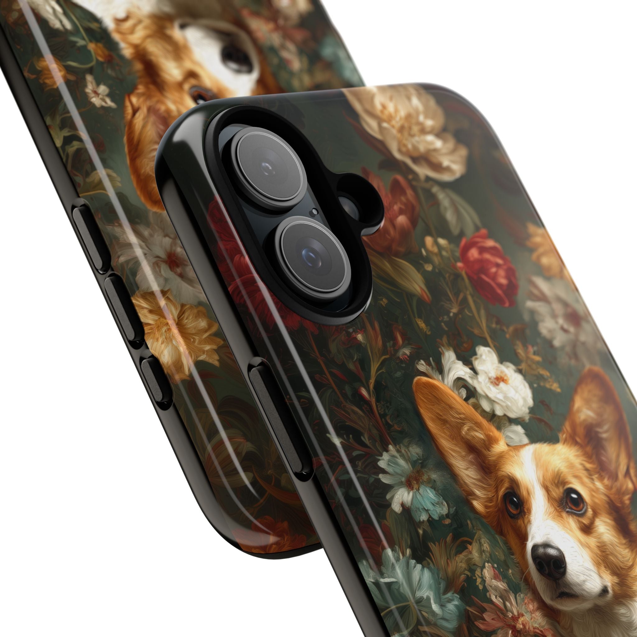 Botanical Corgi Phone Case
