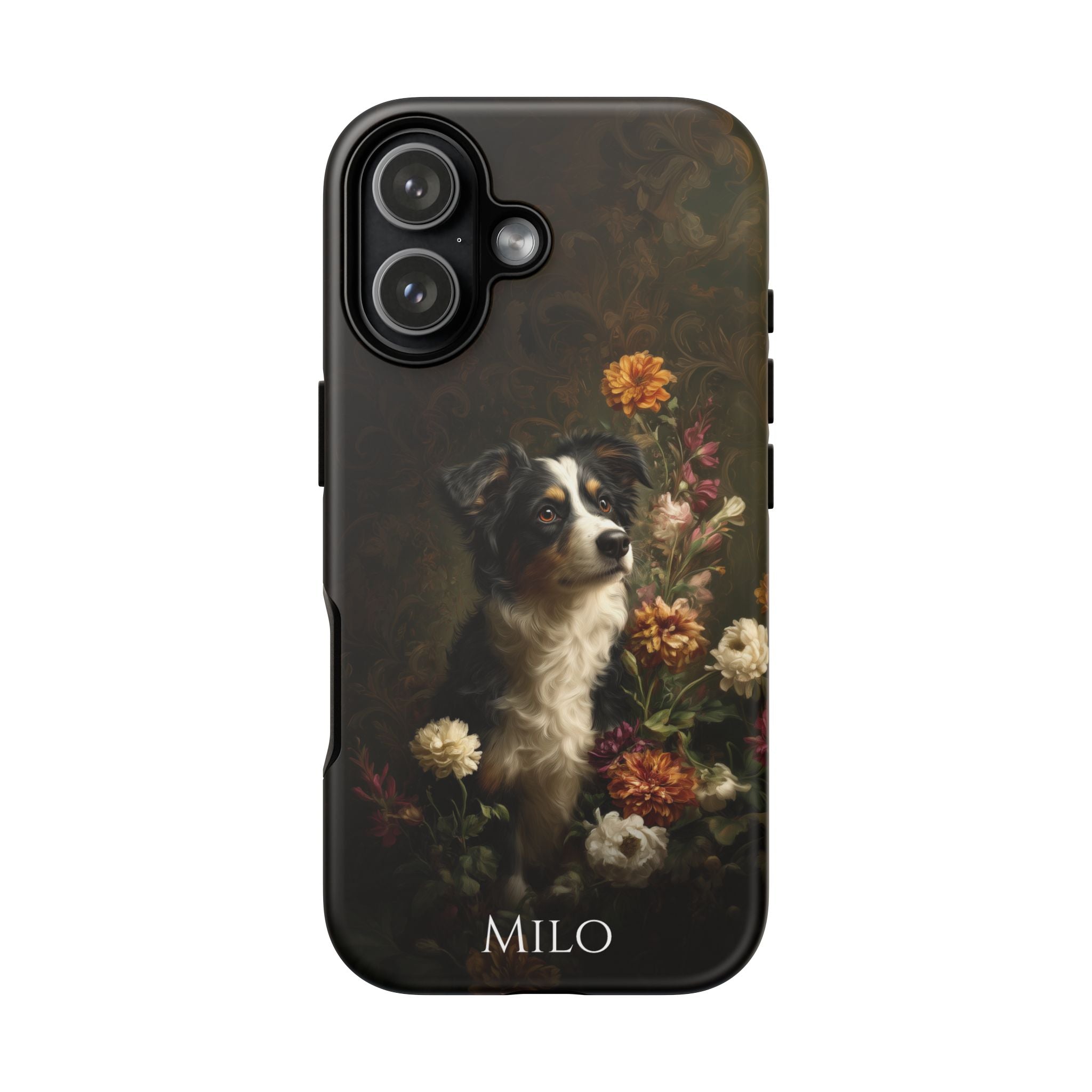 Botanical Australian Shepherd Phone Case