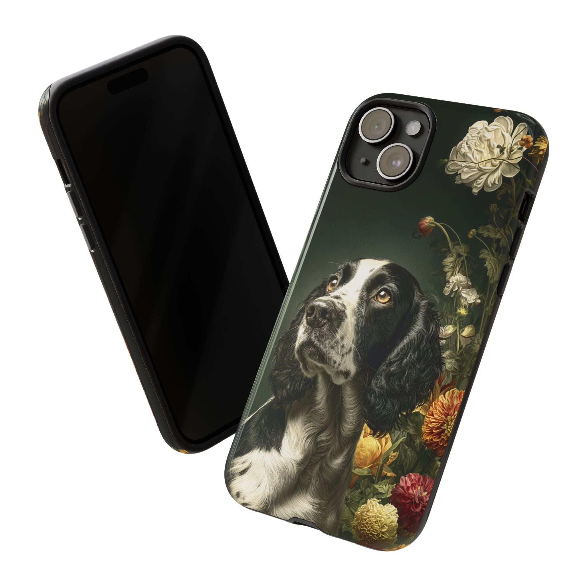 Botanical English Springer Spaniel Phone Case