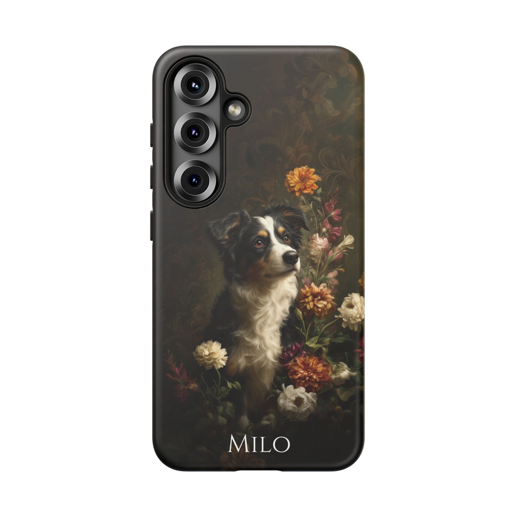 Botanical Australian Shepherd Phone Case