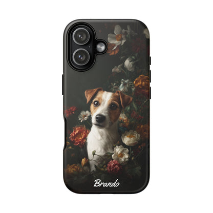 Botanical Jack Russell Terrier Phone Case
