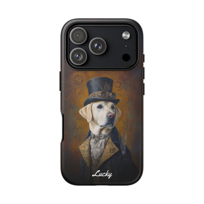 Steampunk Labrador Retriever (Yellow) Phone Case