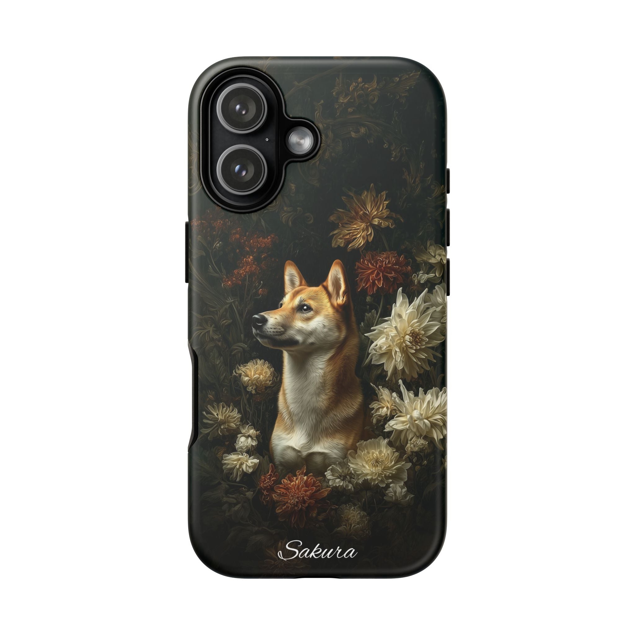 Botanical Shiba Inu Phone Case