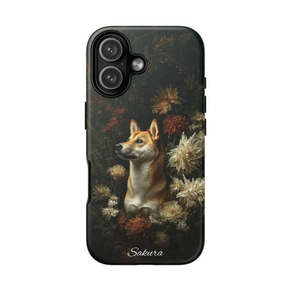 Botanical Shiba Inu Phone Case