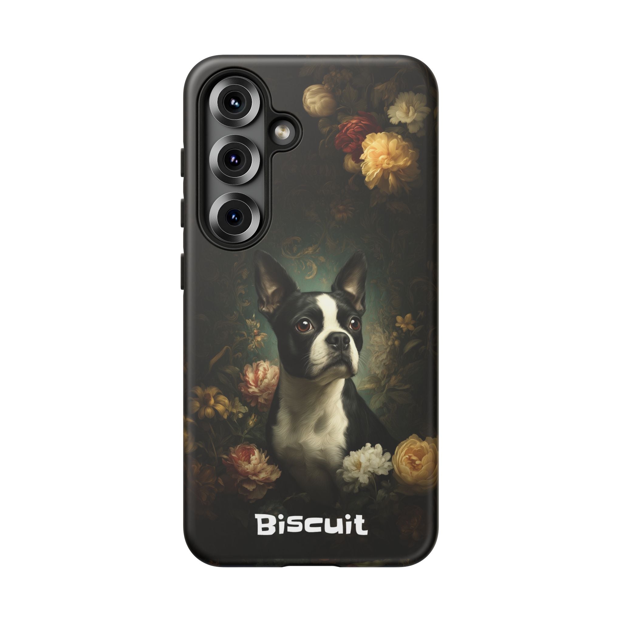 Botanical Boston Terrier Phone Case