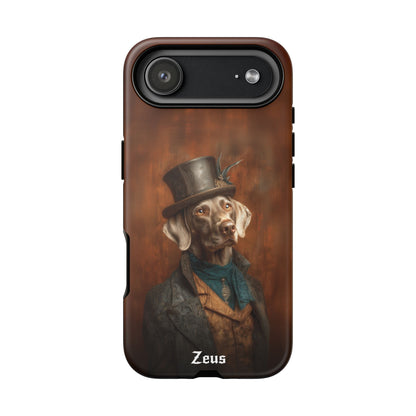 Steampunk Weimaraner Phone Case