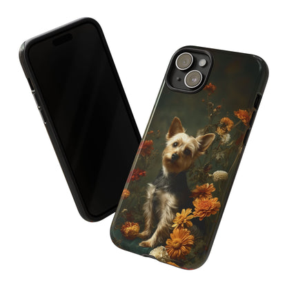 Botanical Yorkshire Terrier Phone Case