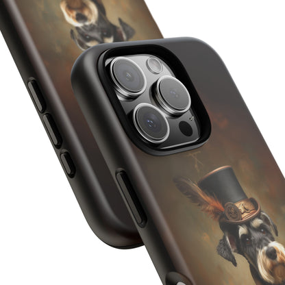 Steampunk Miniature Schnauzer Phone Case