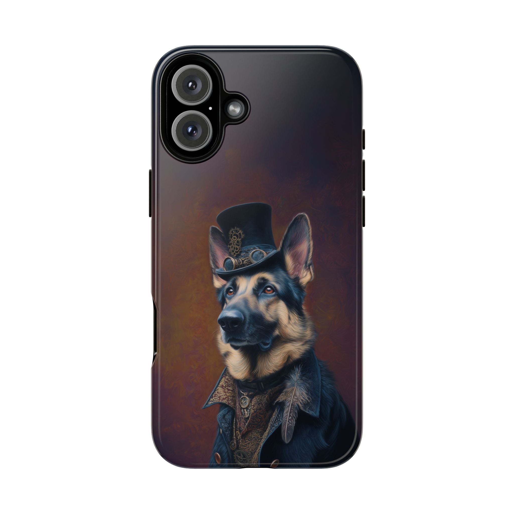 Steampunk German Shepherd Phone Case