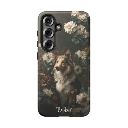 Botanical Shetland Sheepdog Phone Case
