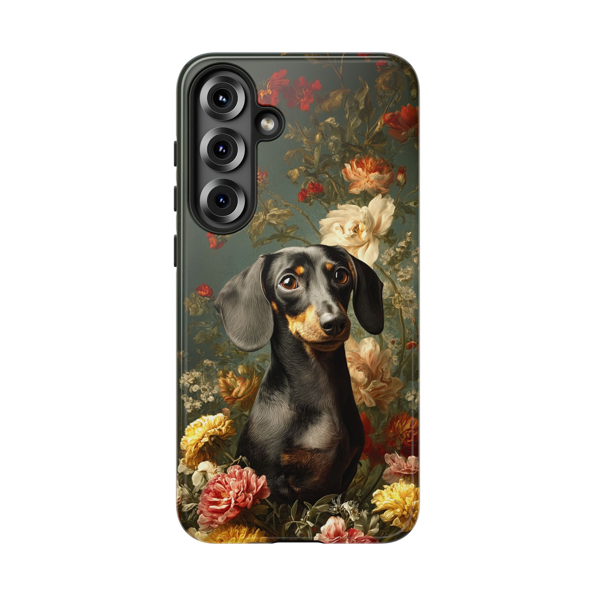 Botanical Dachshund Phone Case