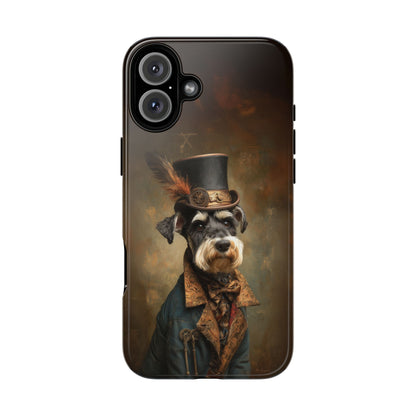 Steampunk Miniature Schnauzer Phone Case