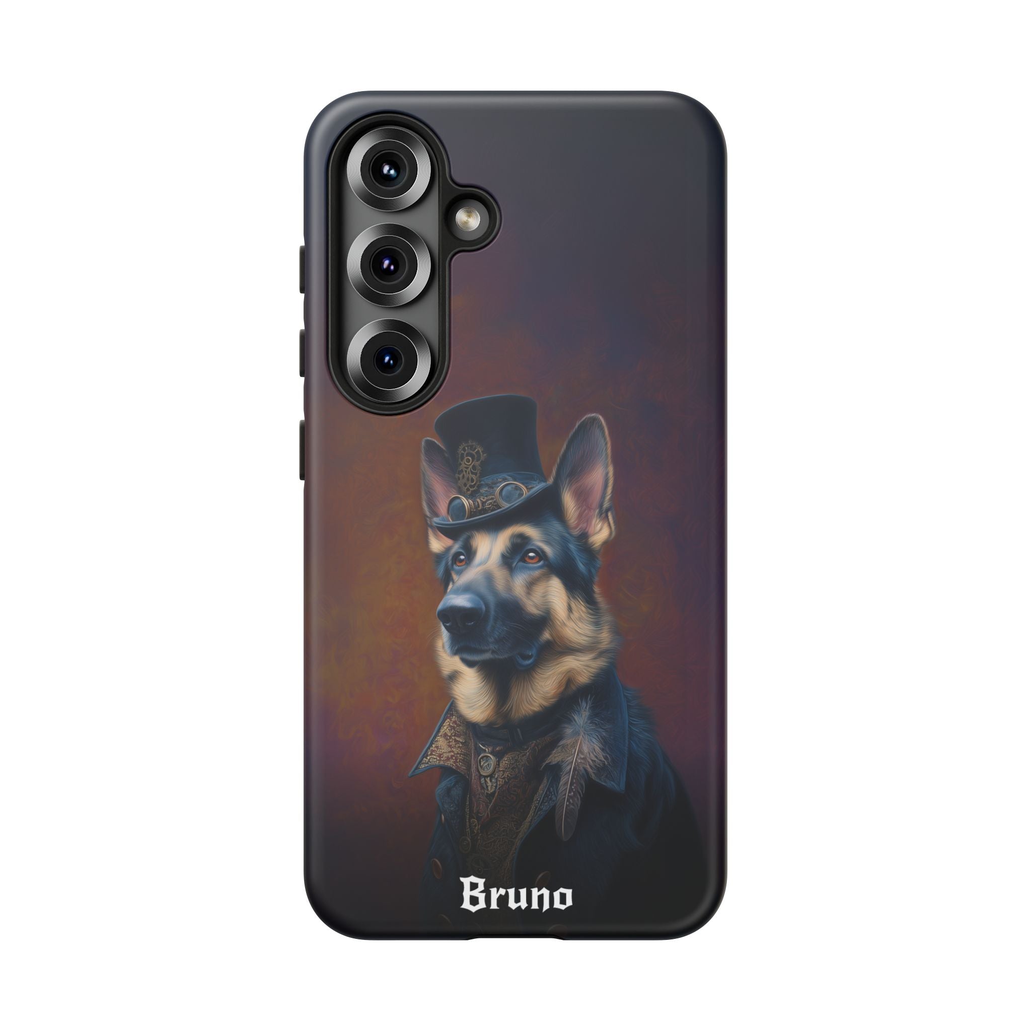 Steampunk German Shepherd Phone Case