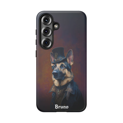 Steampunk German Shepherd Phone Case