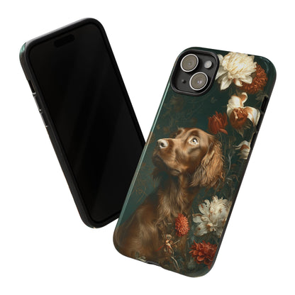 Botanical Irish Setter Phone Case