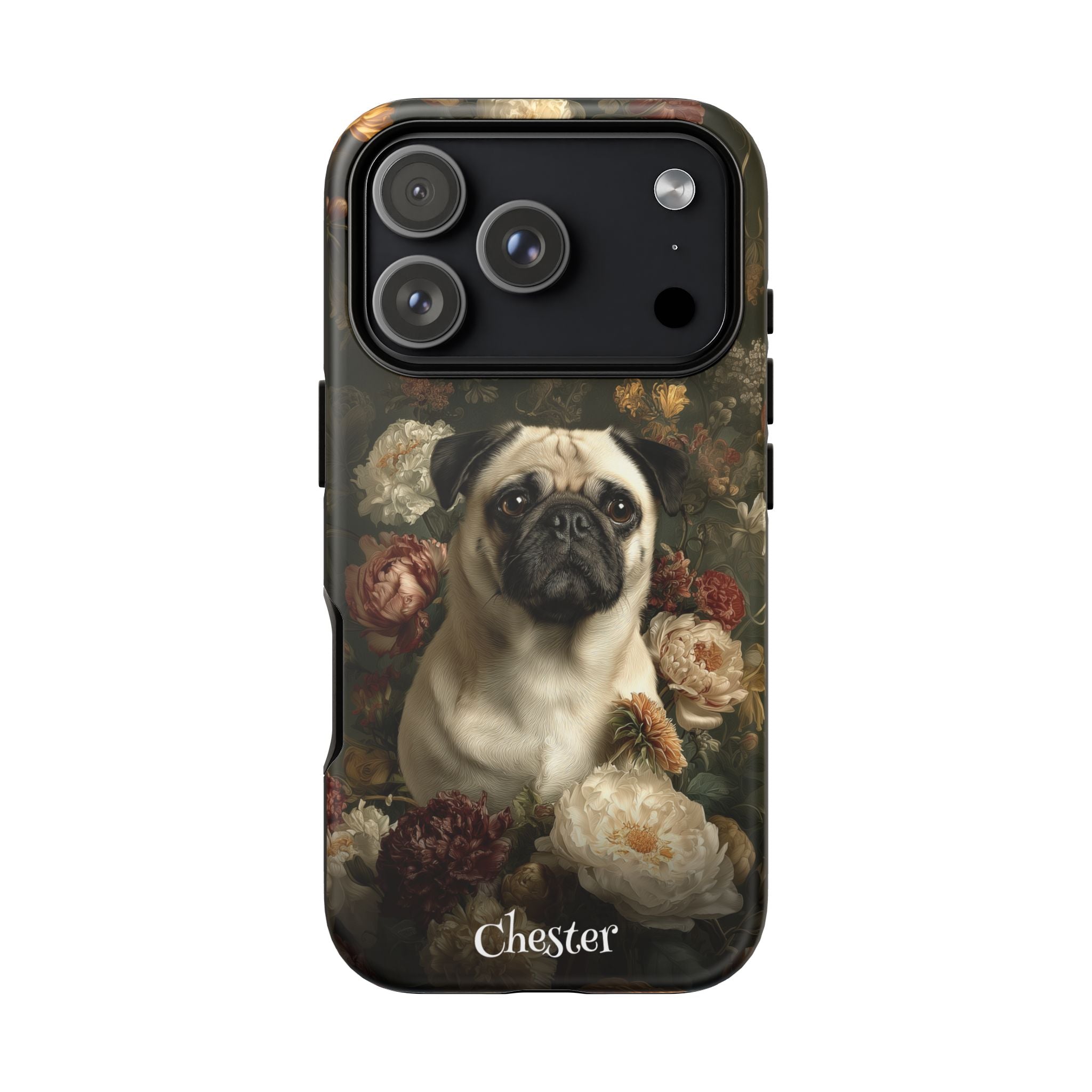 Botanical Pug Phone Case