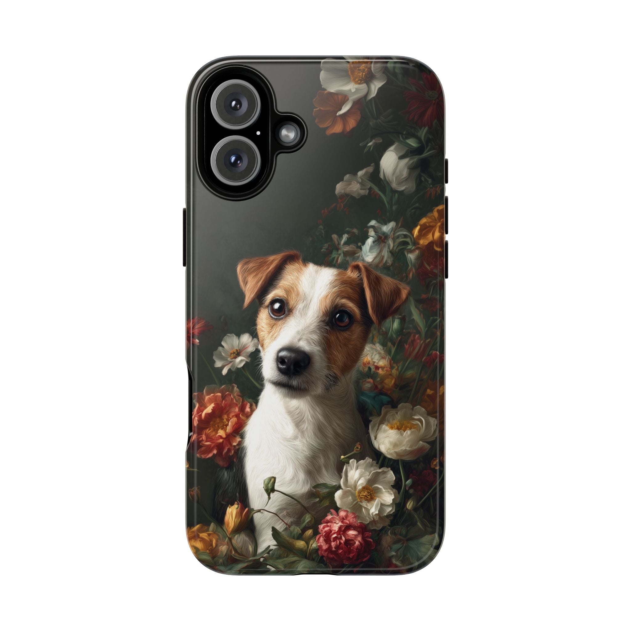 Botanical Jack Russell Terrier Phone Case