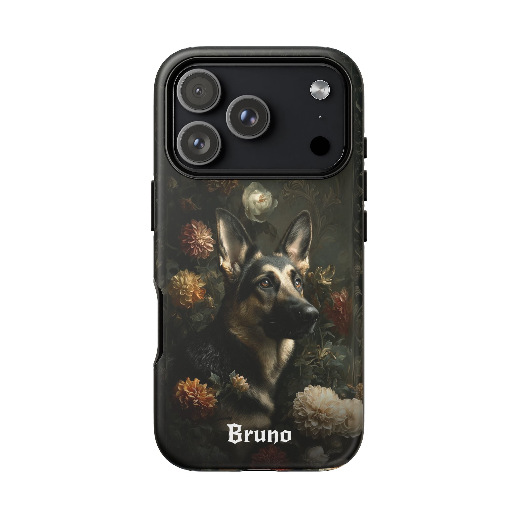 Botanical German Shepherd Phone Case