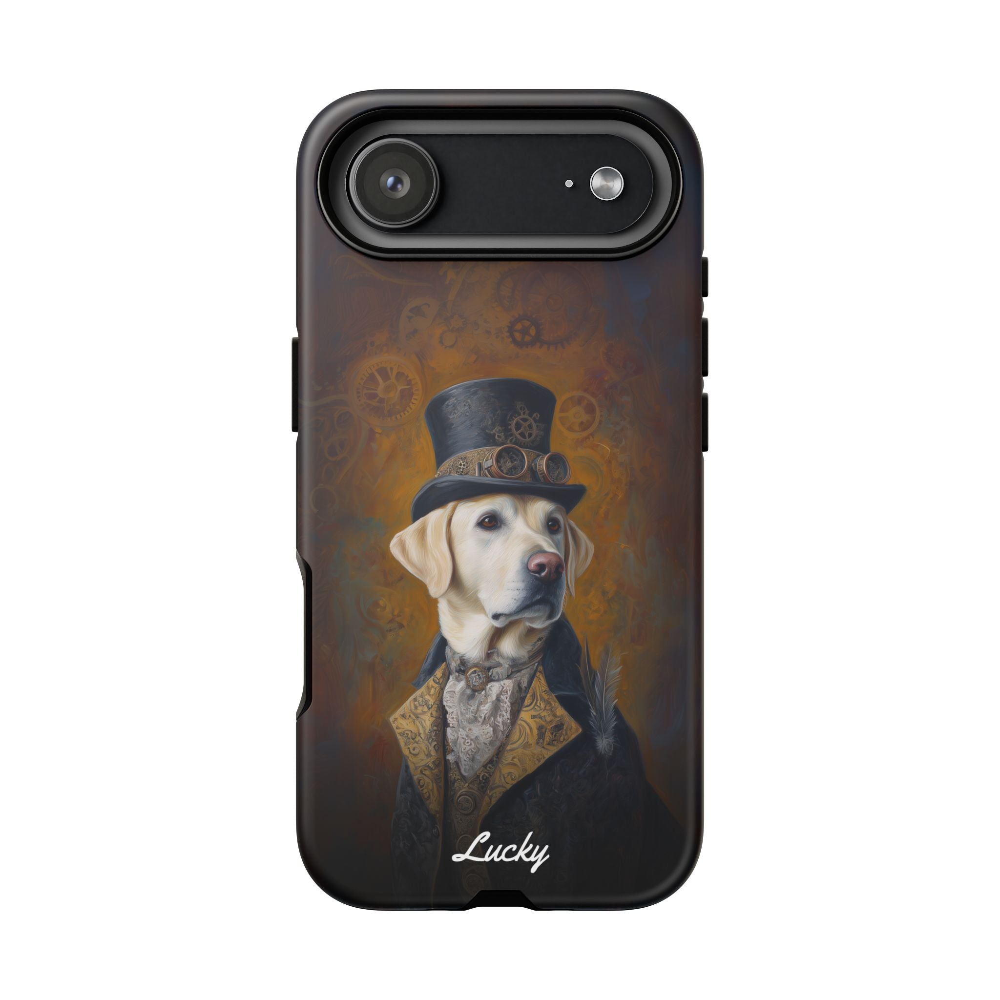 Steampunk Labrador Retriever (Yellow) Phone Case