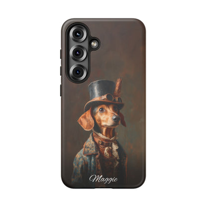 Steampunk Dachshund Phone Case