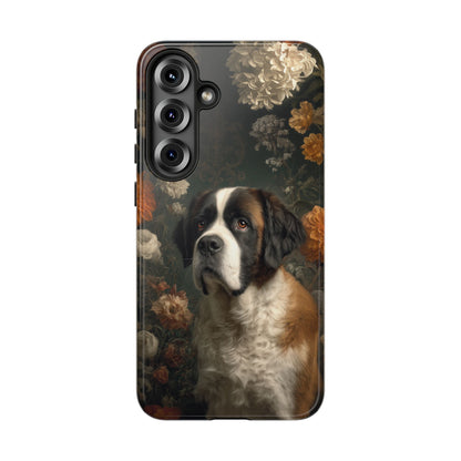 Botanical Saint Bernard Phone Case
