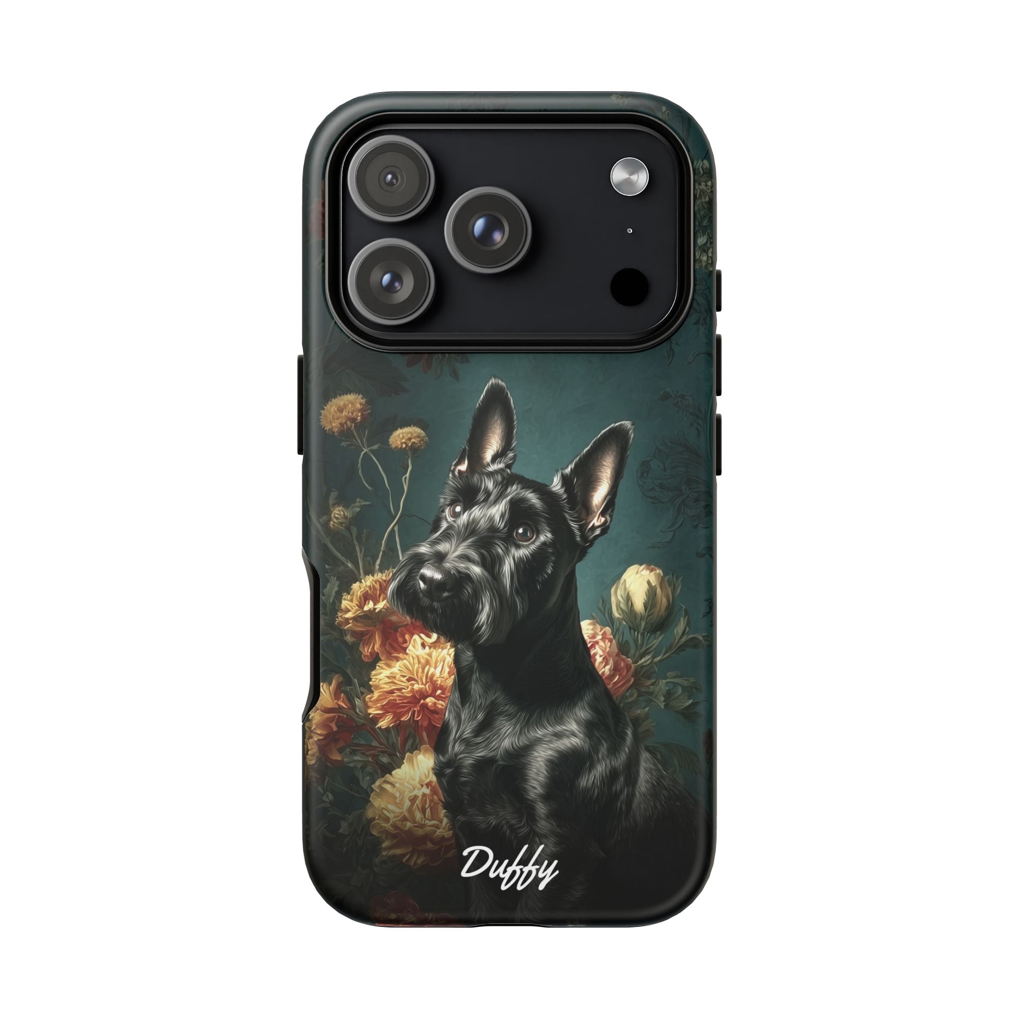 Botanical Scottish Terrier Phone Case