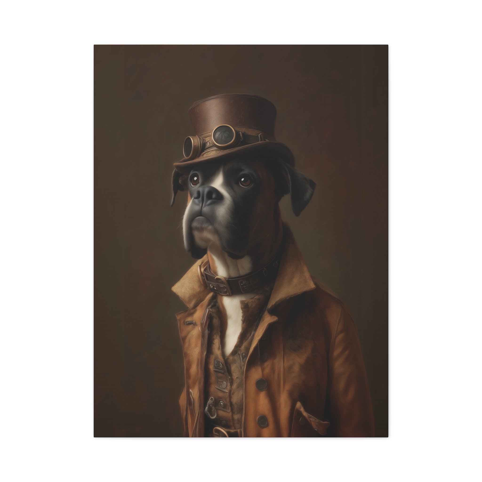Steampunk Boxer Canvas Art