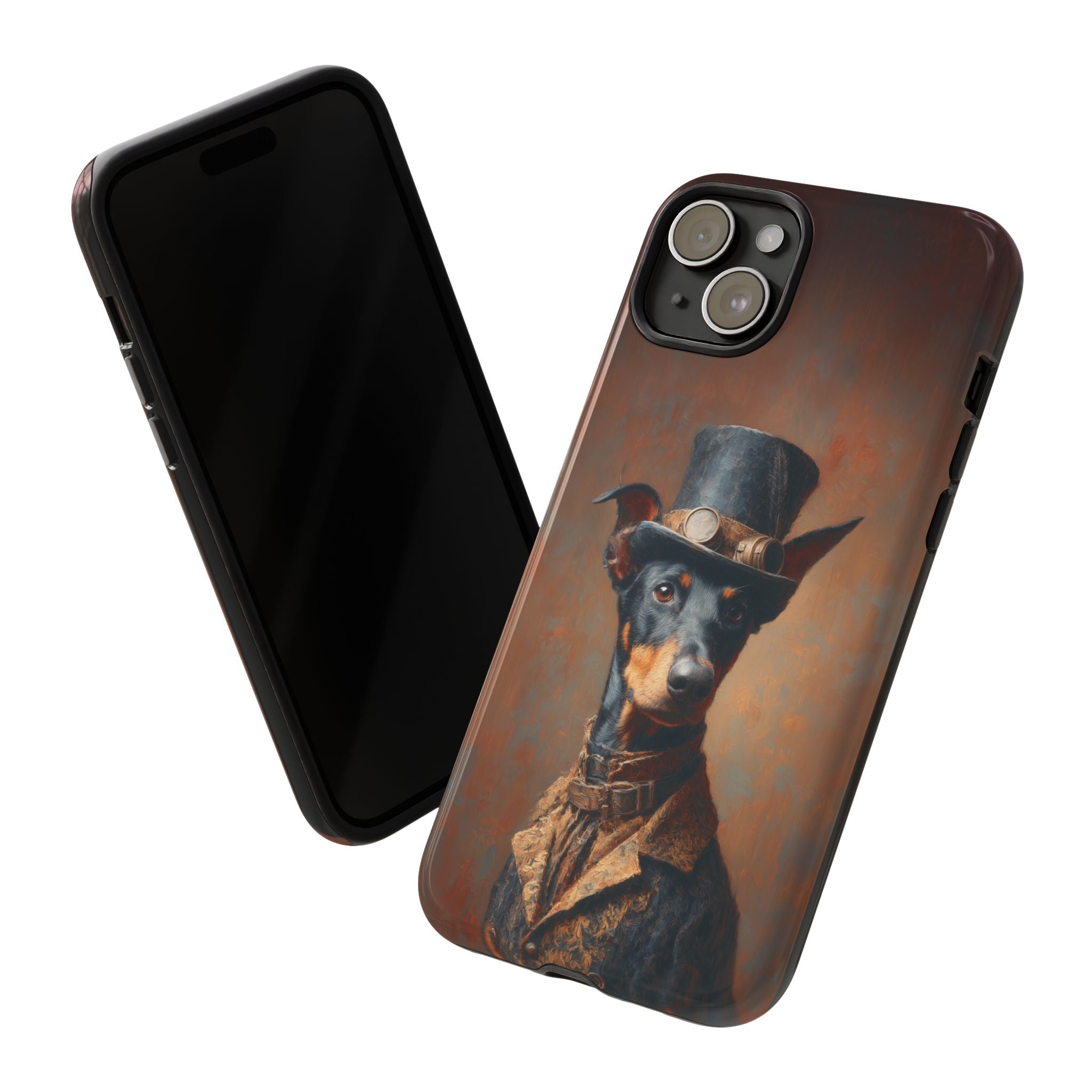 Steampunk Doberman Pinscher Phone Case