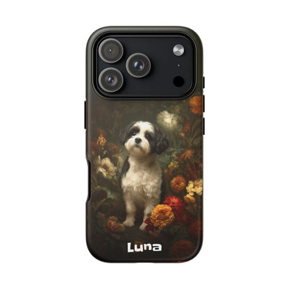 Botanical Shih Tzu Phone Case