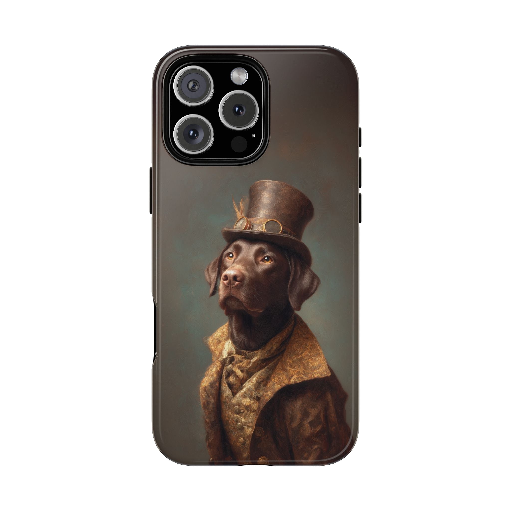 Steampunk Labrador Retriever (Brown) Phone Case