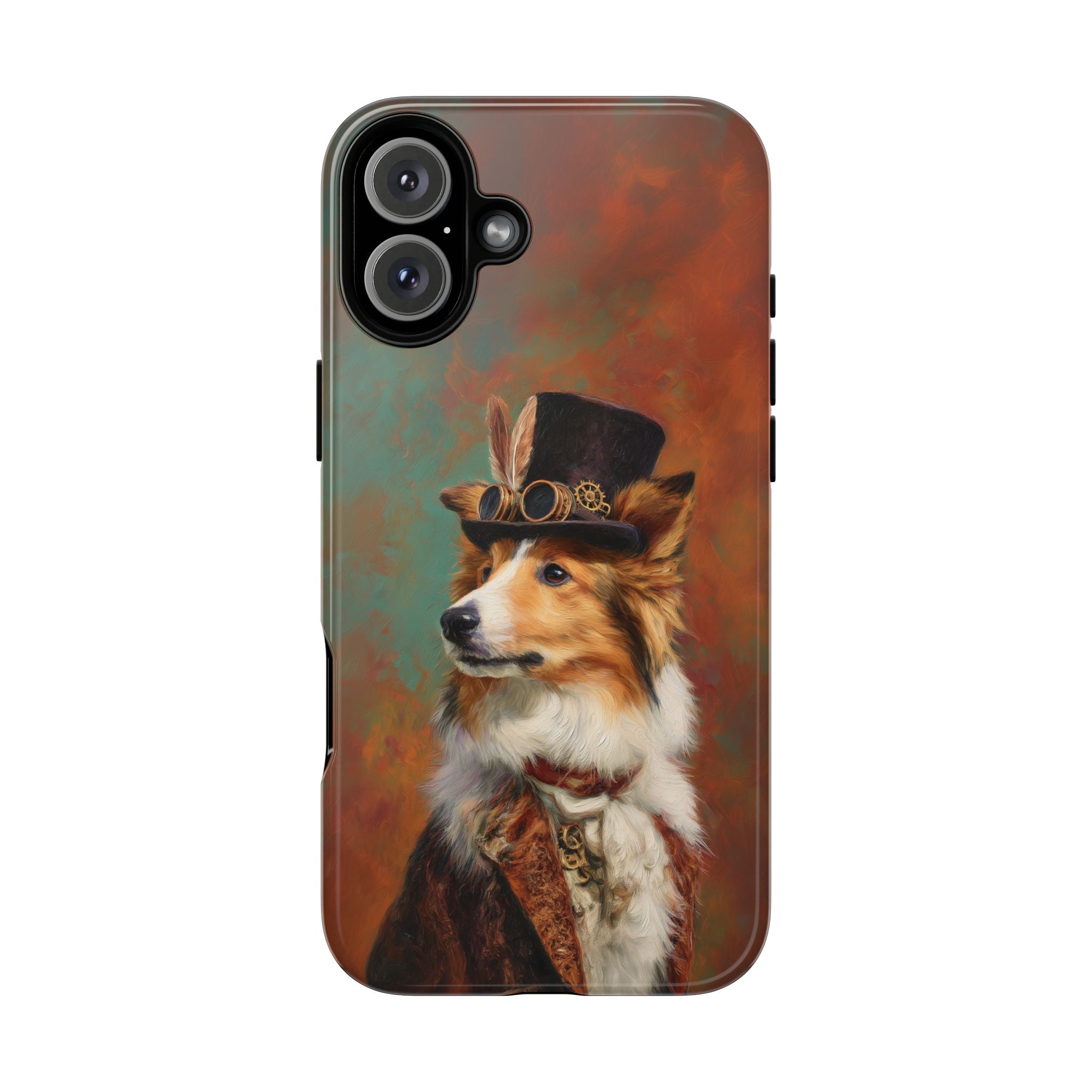 Steampunk Shetland Sheepdog Phone Case
