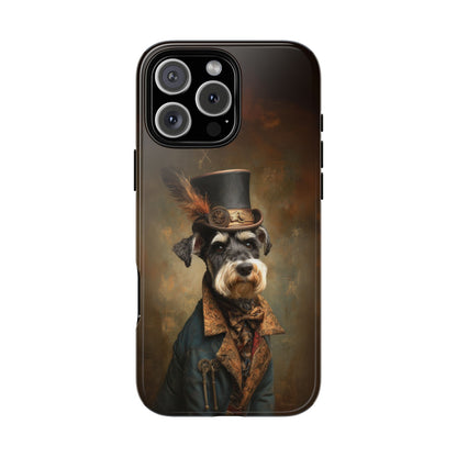 Steampunk Miniature Schnauzer Phone Case