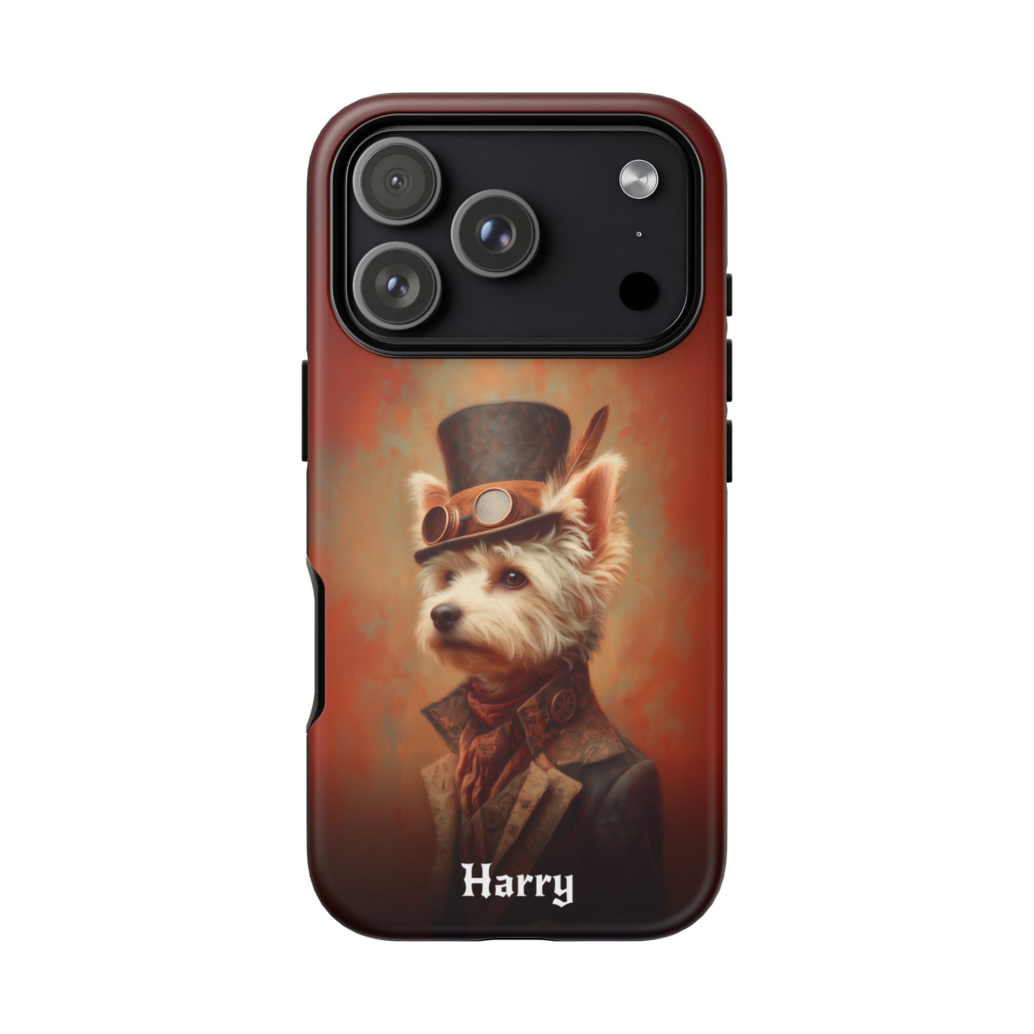 Steampunk Yorkshire Terrier Phone Case