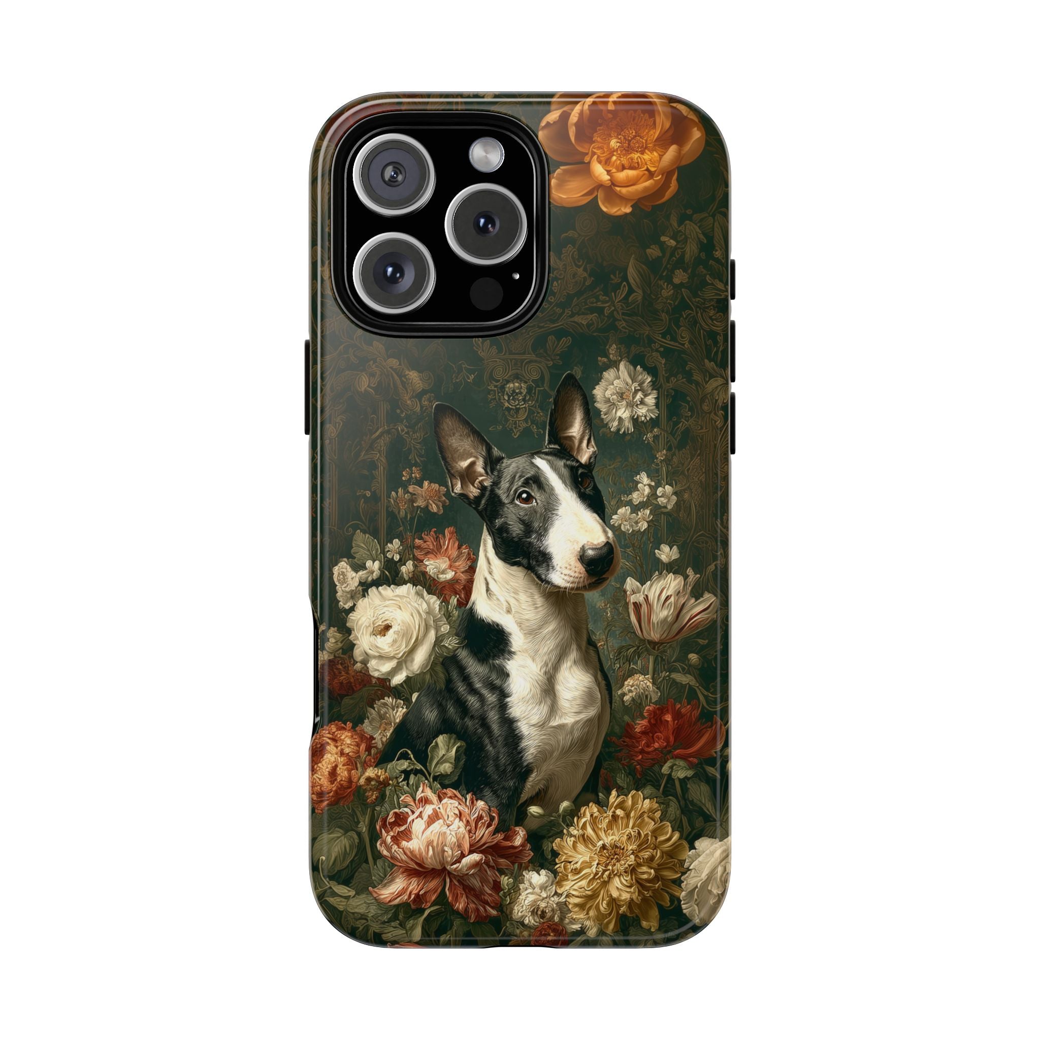Botanical Bull Terrier Phone Case