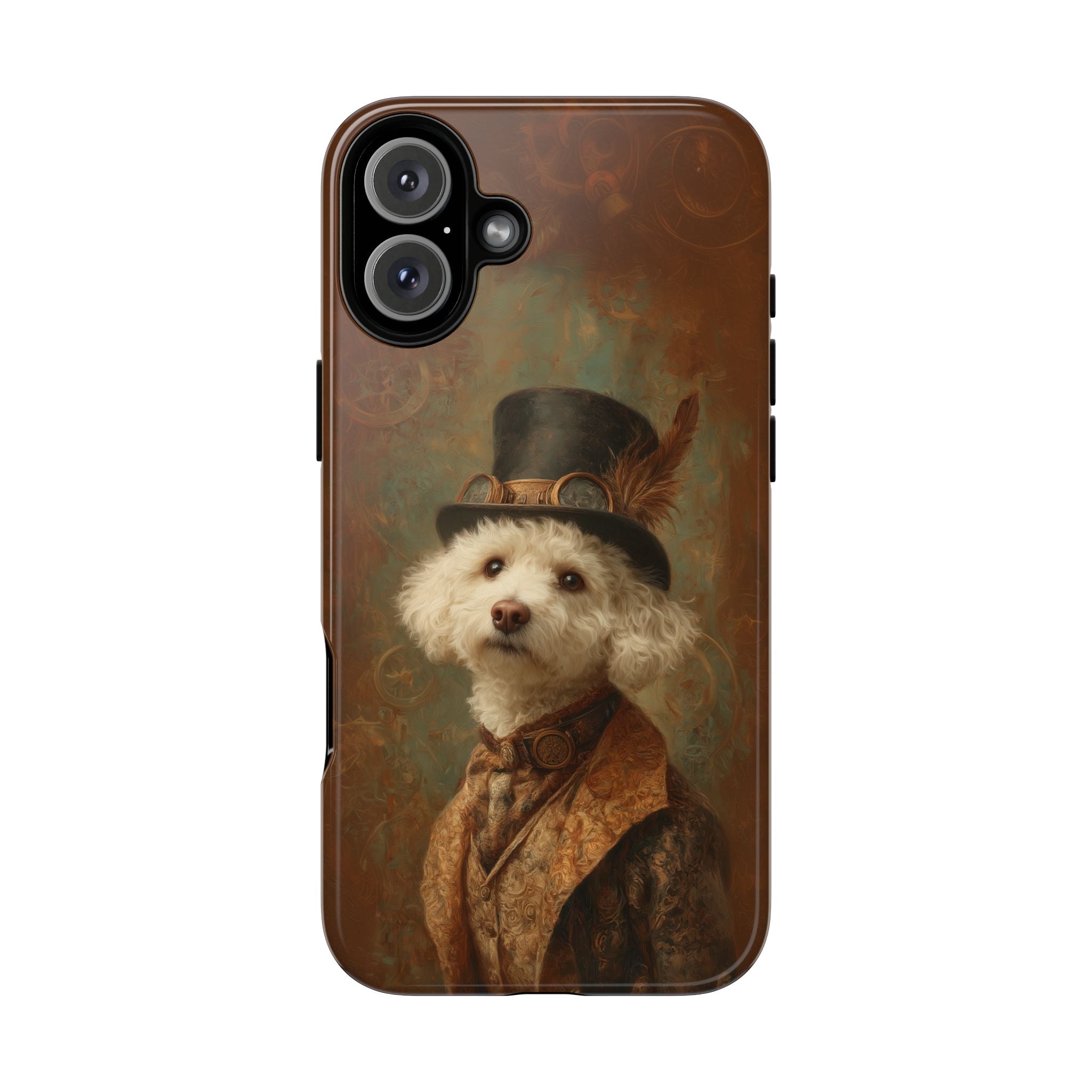Steampunk Bichon Frise Phone Case