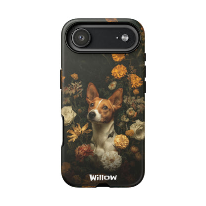 Botanical Basenji Phone Case