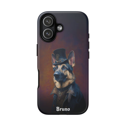 Steampunk German Shepherd Phone Case