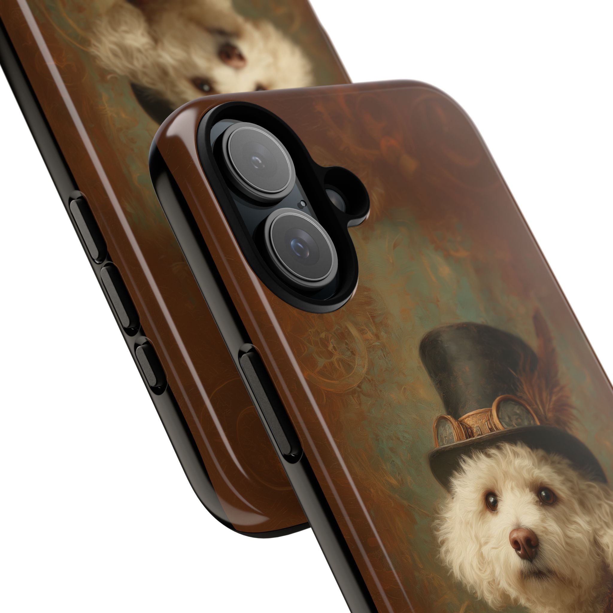 Steampunk Bichon Frise Phone Case