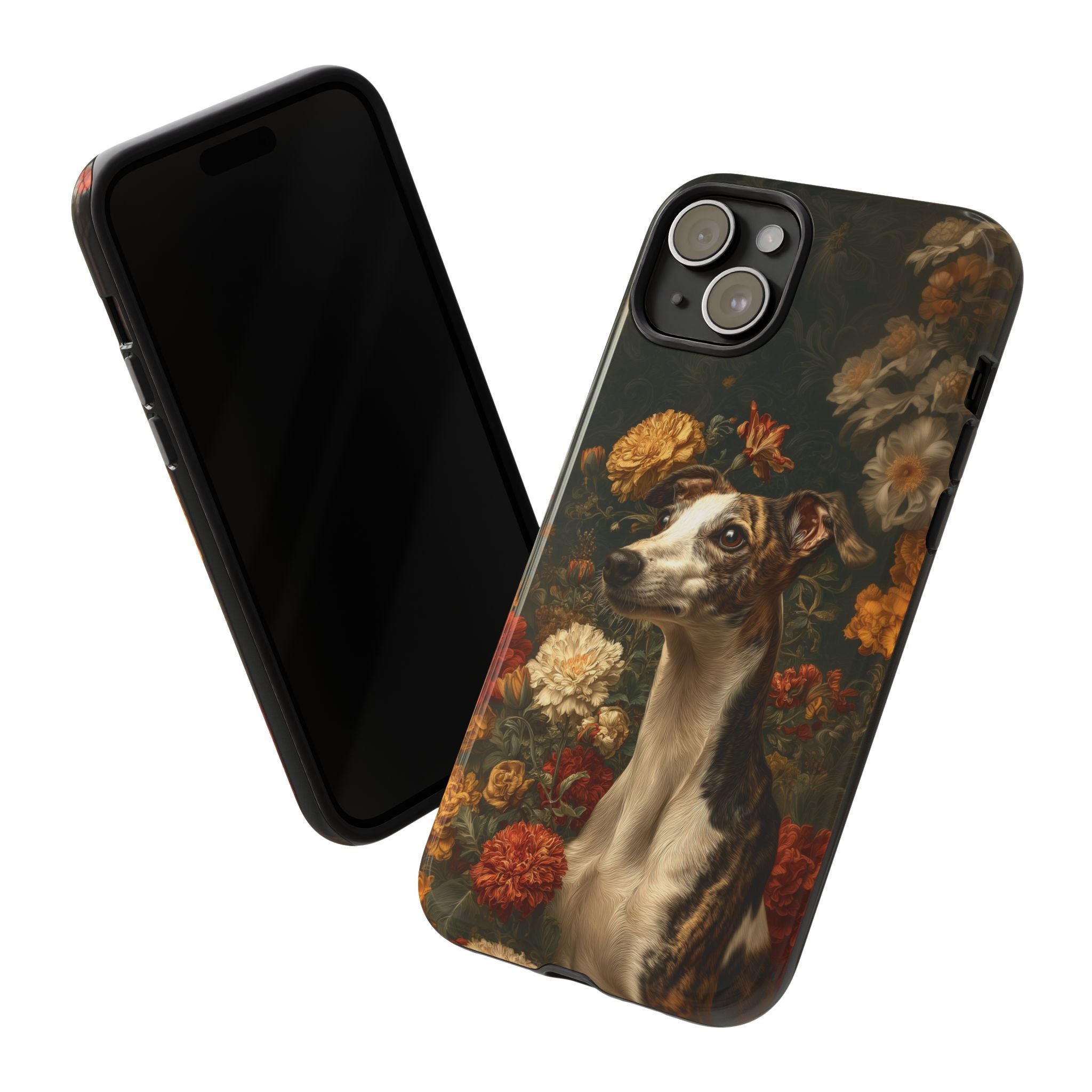 Botanical Whippet Phone Case