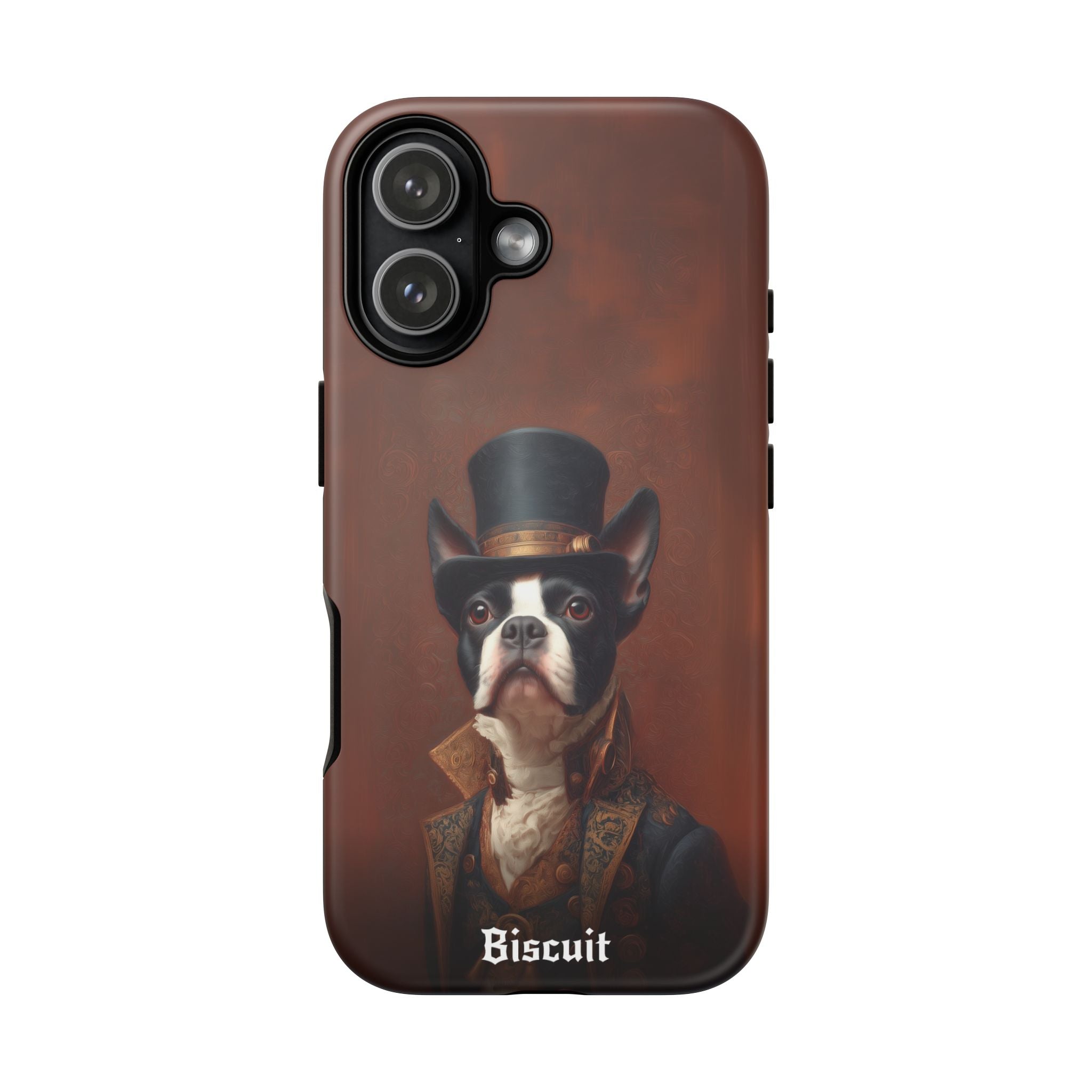 Steampunk Boston Terrier Phone Case
