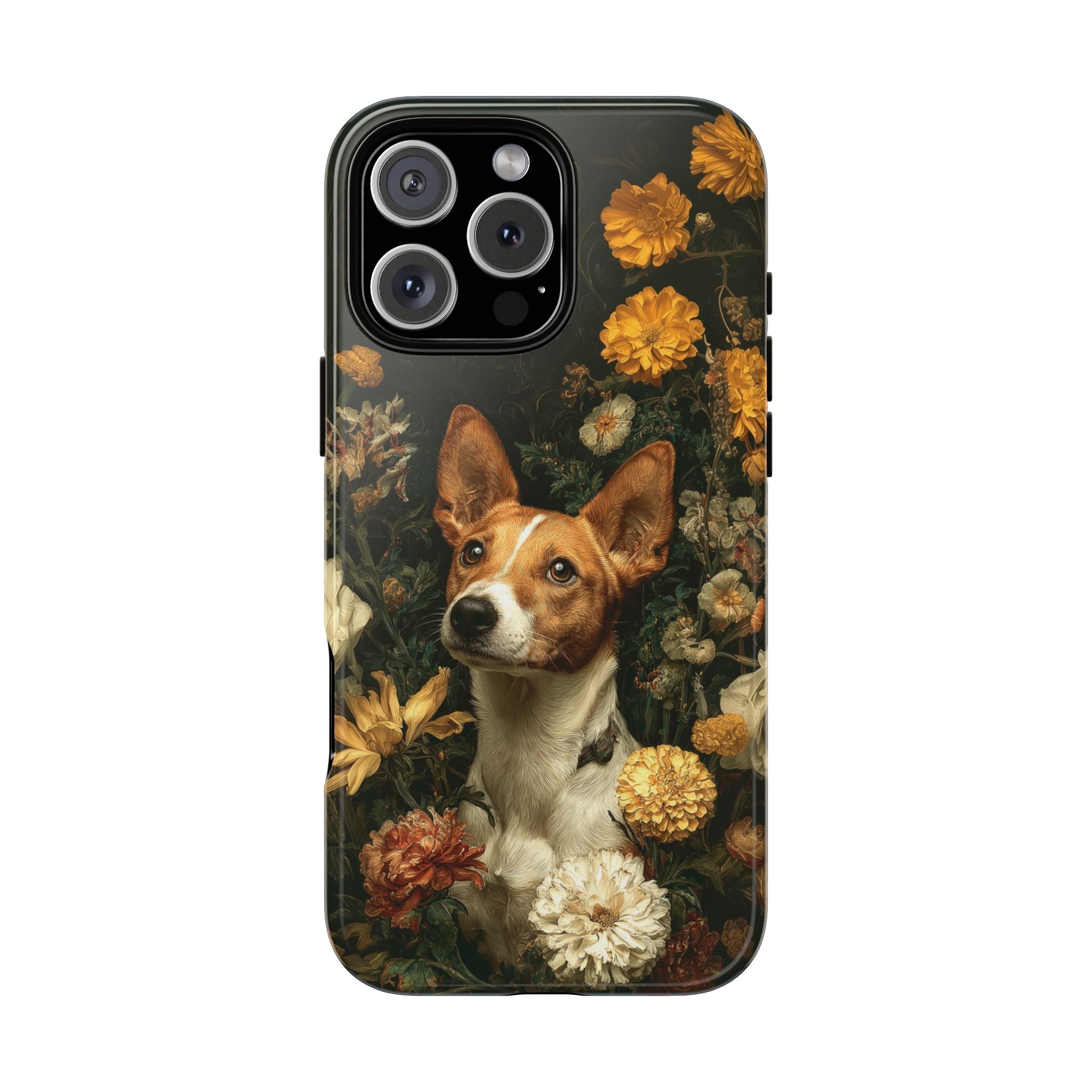 Botanical Basenji Phone Case