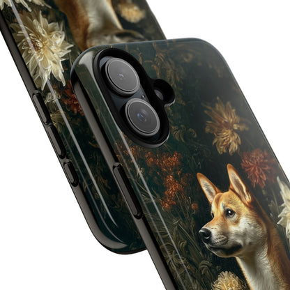 Botanical Shiba Inu Phone Case